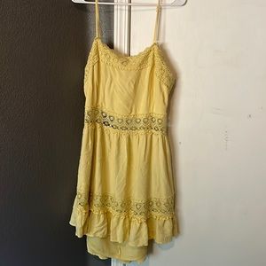 Rue21 yellow tie back dress